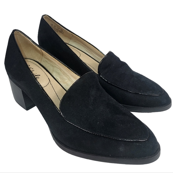 Lifestride Devyn Slip On Loafers Black Micro 7 WIDE - Picture 7 of 10